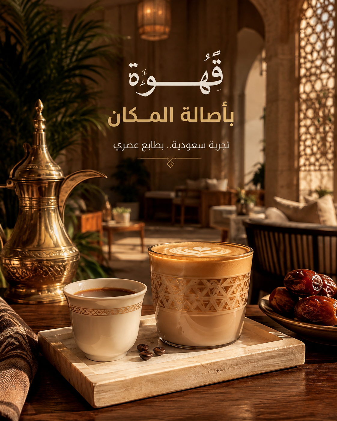 قهوة بأصالة المكان